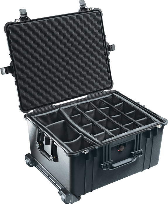 Pelican 1620 Case with Padded Dividers (Black)