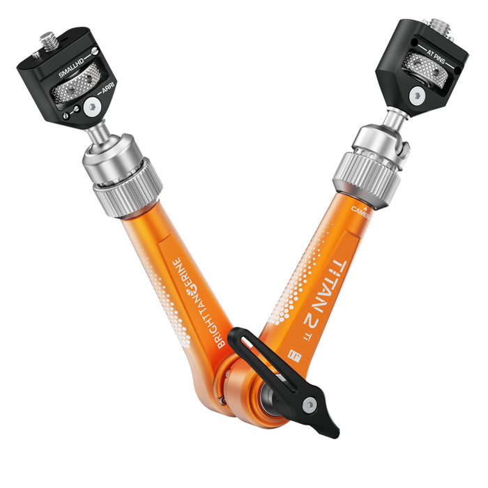 Bright Tangerine Titan Arm 2 Ti (3/8" AT - 1/4" AT) - Tangerine