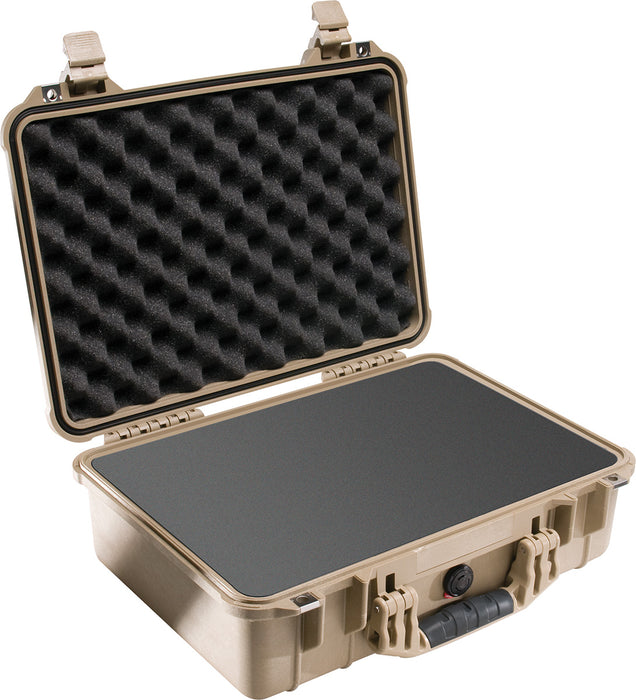 Pelican 1500 Case with Foam (Desert Tan)