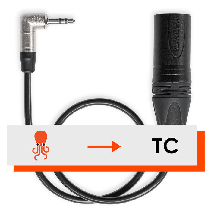 Tentacle Sync Tentacle to 3-Pin XLR (M) Timecode Cable (16")