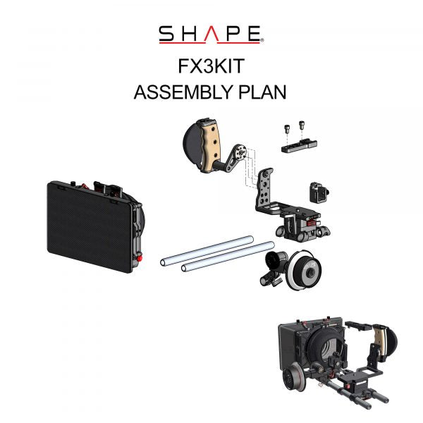 Shape Sony FX3 Kit Matte Box Follow Focus