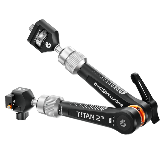 Bright Tangerine Titan Arm 2 Ti (3/8" AT- NATO QR) - London Fog