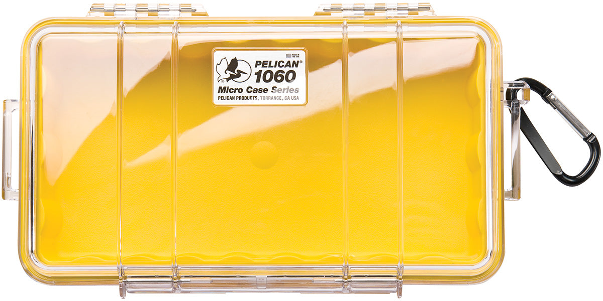 Pelican 1060 Micro Case (Clear Yellow)