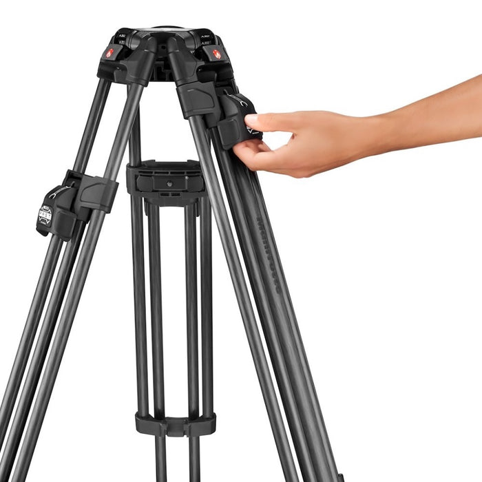 Manfrotto Nitrotech 612 series with 645 Fast Twin Carbon Tripod