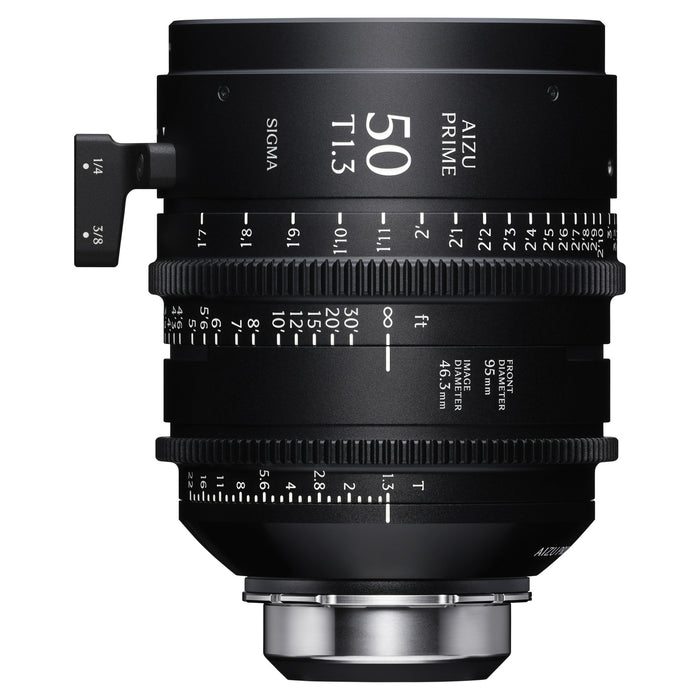 Sigma Aizu 50mm T1.3 LF FL F/VE (Feet) Prime Lens (E-Mount w/ eXtended Data)