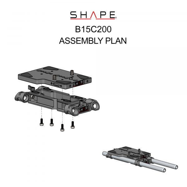 Shape Canon C200 15mm Base