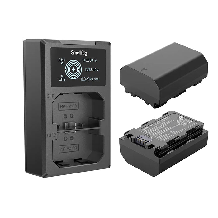 SmallRig Camera Battery and Charger Kit for Sony NP-FZ100