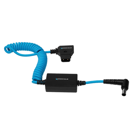 Kondor Blue D-Tap to 19.5V Regulated DC Coiled Cable for Sony FX9/FX6