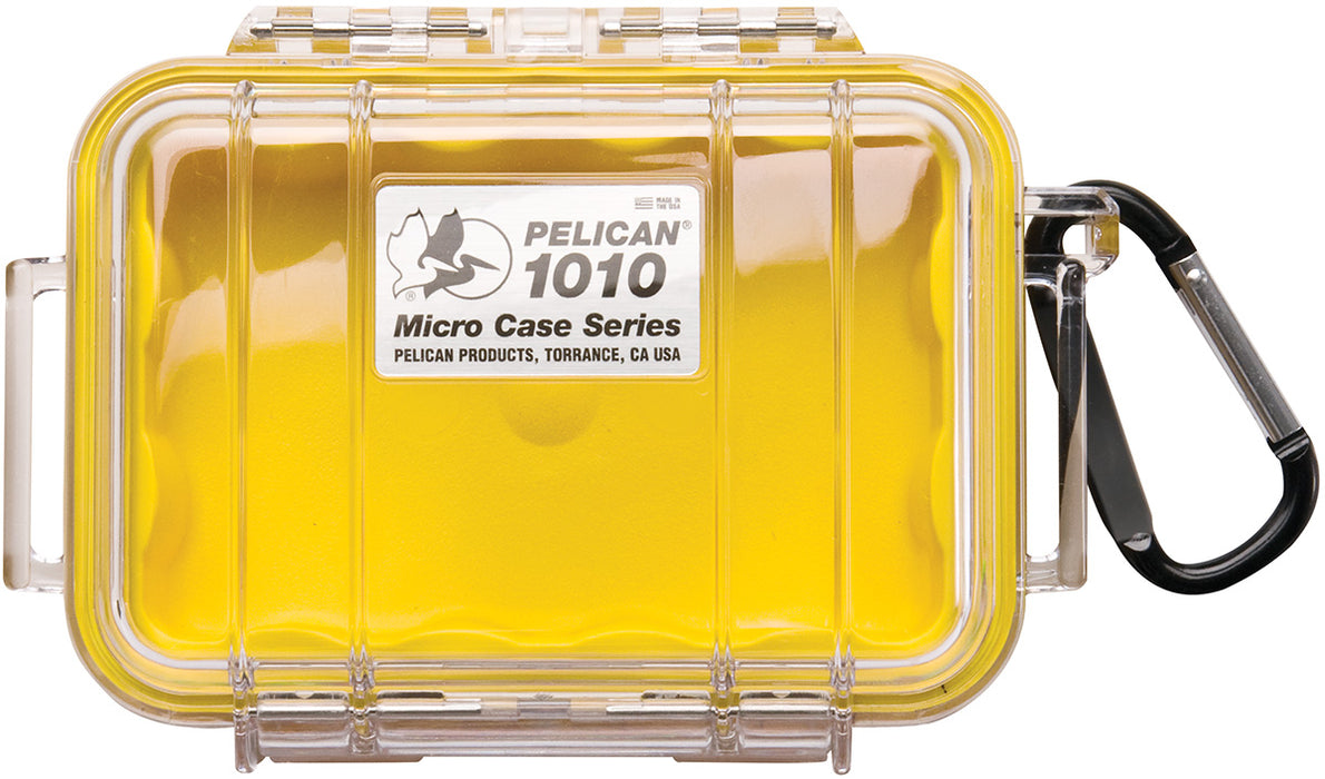 Pelican 1010 Micro Case (Clear Yellow)