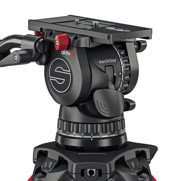 Sachtler aktiv16T Fluid Head (100mm Ball) w/ Touch & Go Plate