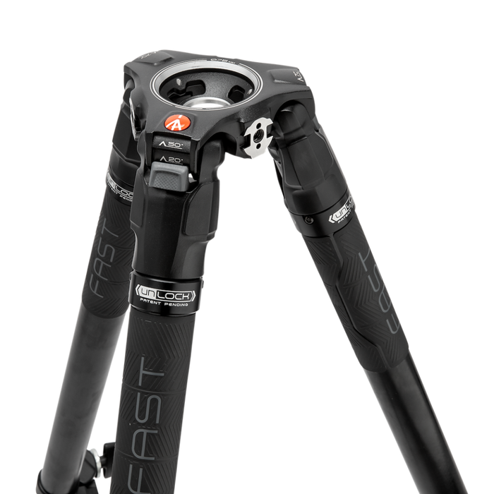 Manfrotto 504X Fluid Video Head with 635 FAST Carbon Fiber Tripod