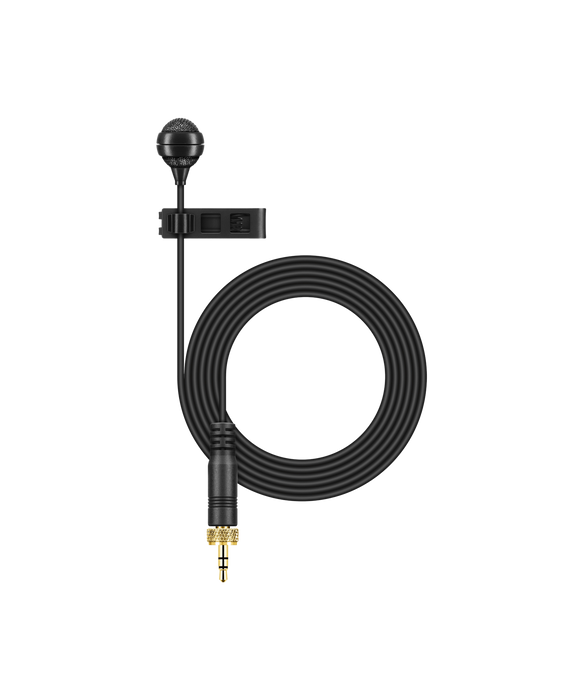 Sennheiser ME 4 Cardioid Lav Mic w/ 3.5mm (Locking)(M) Connector & Accessories (Black)