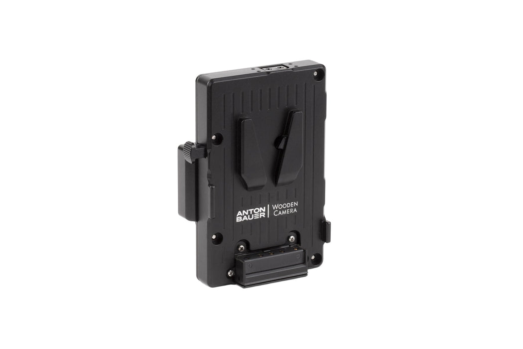 Wooden Camera WC Pro Gold Mount Camera Side to V-Mount Battery Side Adapter (3x D-Tap and Digital Fuse)