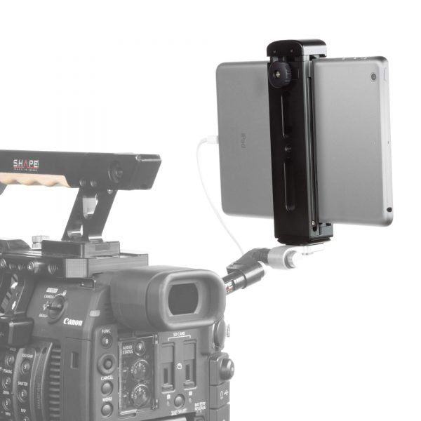 Shape Aluminum Tablet Tripod Mount with Cold Shoe