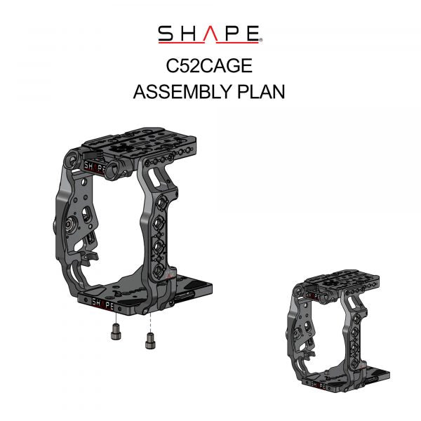 SHAPE Camera Cage for Canon C500 Mark II and C300 Mark III