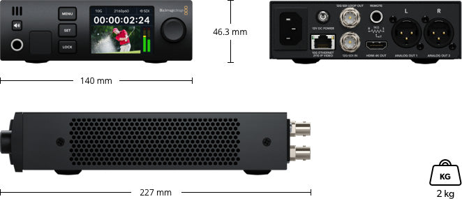 Blackmagic 2110 IP SDI to HDMI 12G Converter