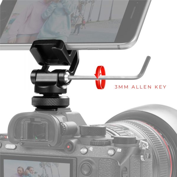 SHAPE Friction Swivel and Tilt Smartphone Aluminum Clamp