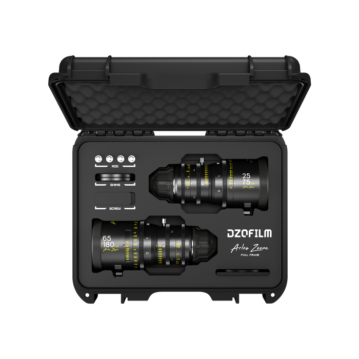 DZOFILM Arles Zoom 25-75/65-180mm FF Cine Zoom Lens Set (Imperial - PL Mount)