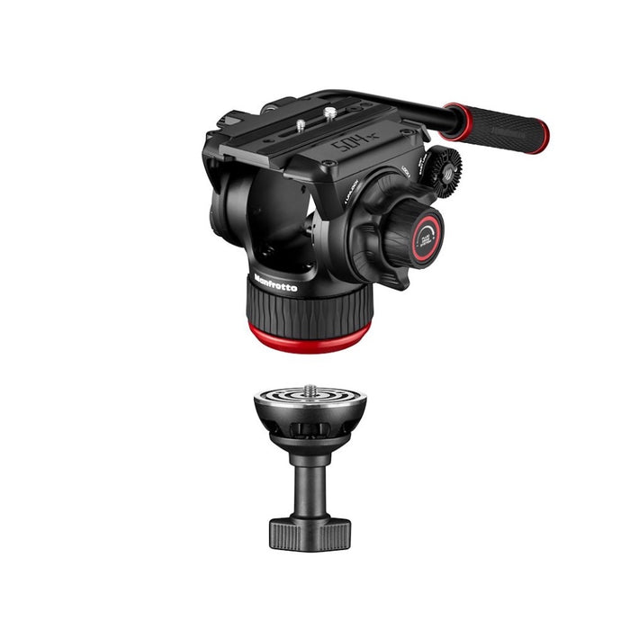 Manfrotto 504X Head w/ Twin Leg Alu Tripod GS