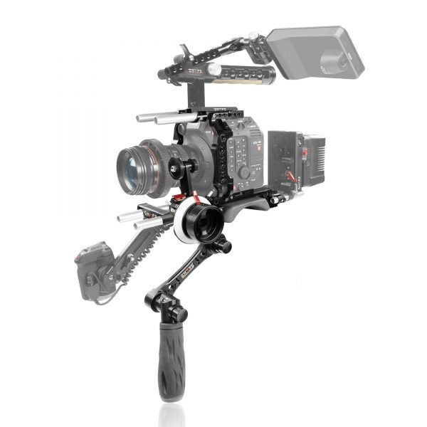 SHAPE Baseplate with Cage, Left-Side Handle & Follow Focus Pro for Canon C500 Mark II & C300 Mark III