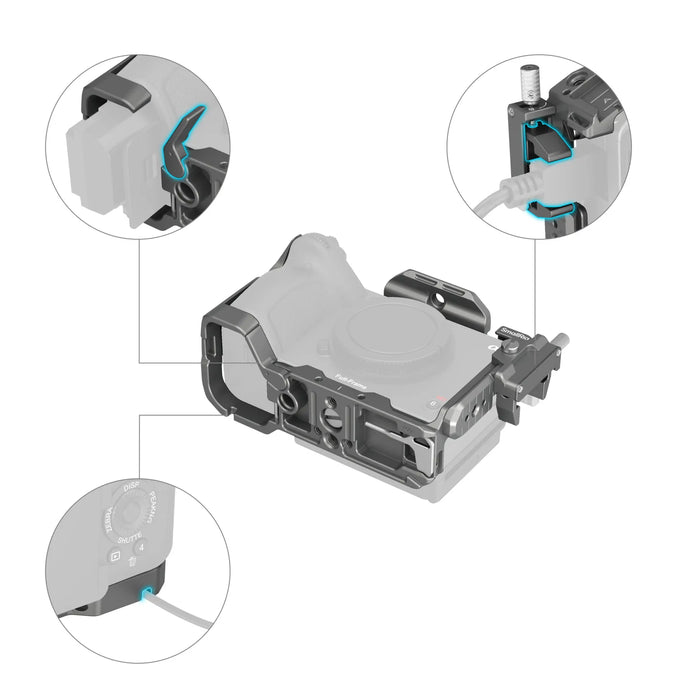 SmallRig FX3 / FX30 HawkLock Quick Release Camera Cage Kit