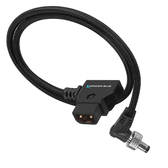 Kondor Blue 18" D-Tap to Locking DC Power Cable (Raven Black)