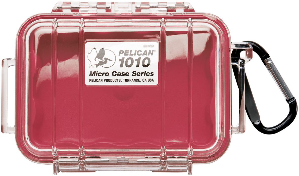 Pelican 1010 Micro Case (Clear Red)