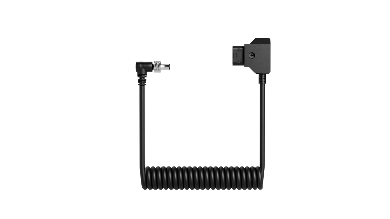 Atomos D-Tap to DC Barrel Coiled Cable, Version 2 (Locking connector)