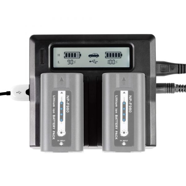 Shape NP-F Dual LCD Charger