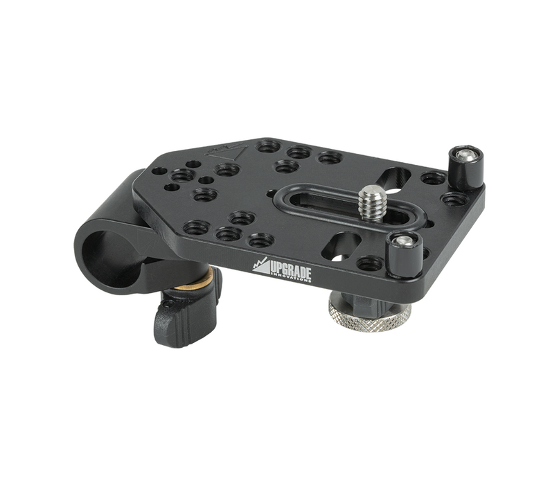 Upgrade Innovations 11475 Cine Mounting Plate to 1/4" Pin-Loc 15mm Rod Clamp