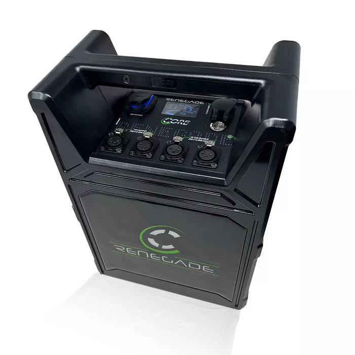 Core SWX Renegade Mobile Power Station, 777Wh LiFEPO4 Battery System, 15v/28v/48v Outputs