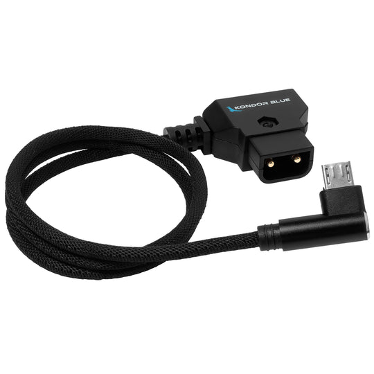 Kondor Blue D-Tap to Micro-USB Cable for Nucleus-Nano (Unregulated, 18")