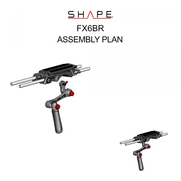 SHAPE Baseplate and Articulating Handle for Sony FX6