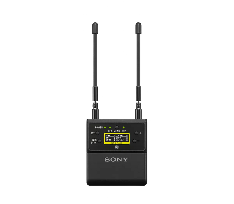 Sony Dual Channel Camera-Mount Wireless Omni Lav Mic System (UC14: 470 to 542 MHz)