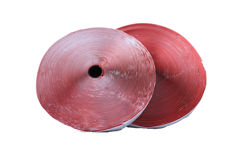 JY Velcro 1" Hook/Loop Combo - Red