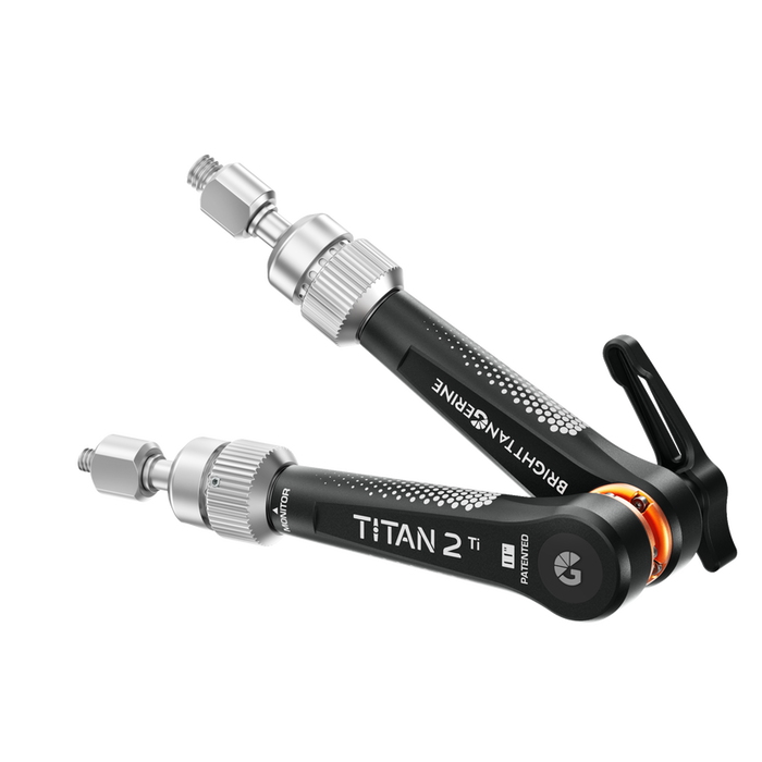 Bright Tangerine Titan Arm 2 Ti (3/8"-1/4") - London Fog