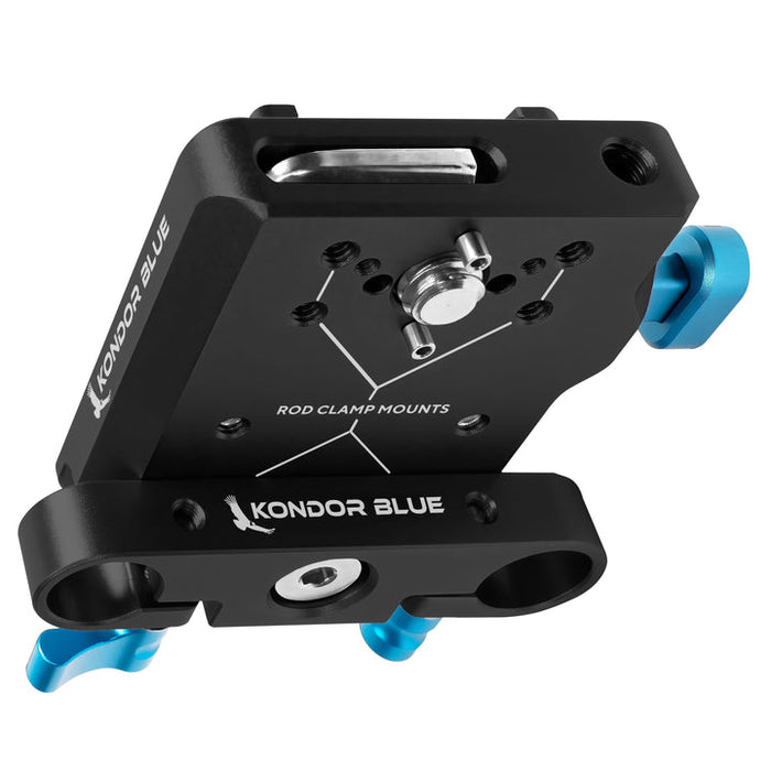 Kondor Blue Mini V-Mount Basic Rod Kit (Raven Black)