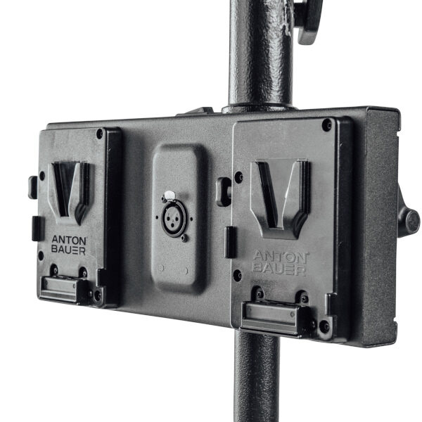 LitePanels Gemini Dual Battery Bracket - V Mount with XLR Cable