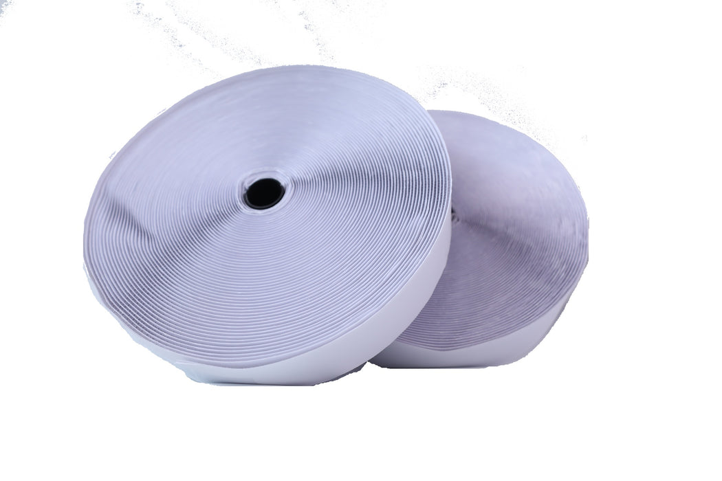 JY Velcro 2" Hook/Loop Combo - White