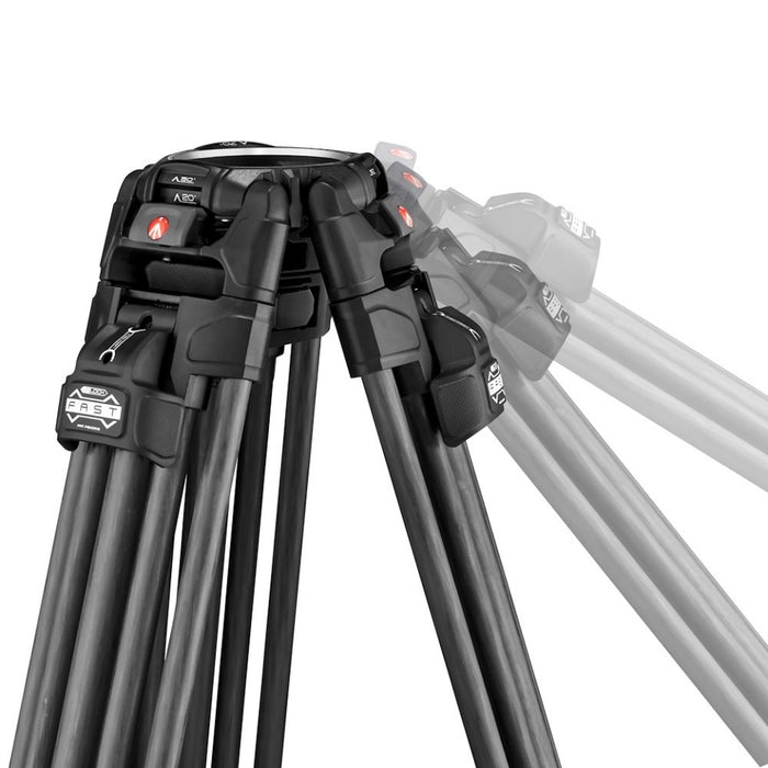 Manfrotto Nitrotech 612 series with 645 Fast Twin Carbon Tripod