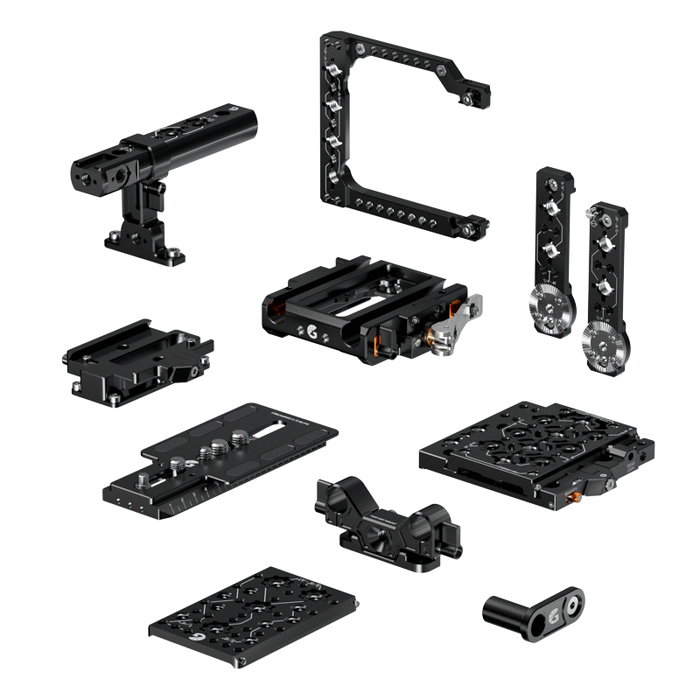 Bright Tangerine LeftField 3 Camera Cage-Expert Kit for RED V-RAPTOR (DJI RS 4 & RS 3)