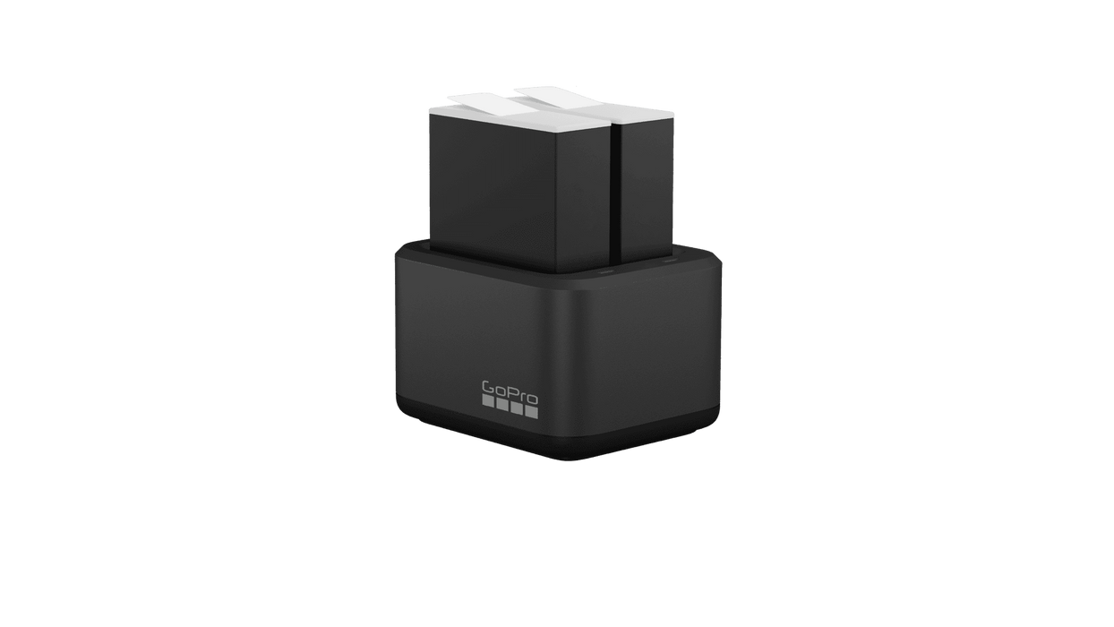GoPro Dual Battery Charger + Enduro Batteries (Hero 9, 10, 11 & 12)