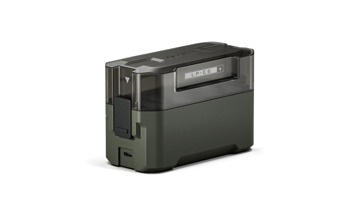 Tilta Portable Charging Station for LP-E6 (4 Channel) Single Charger – Green