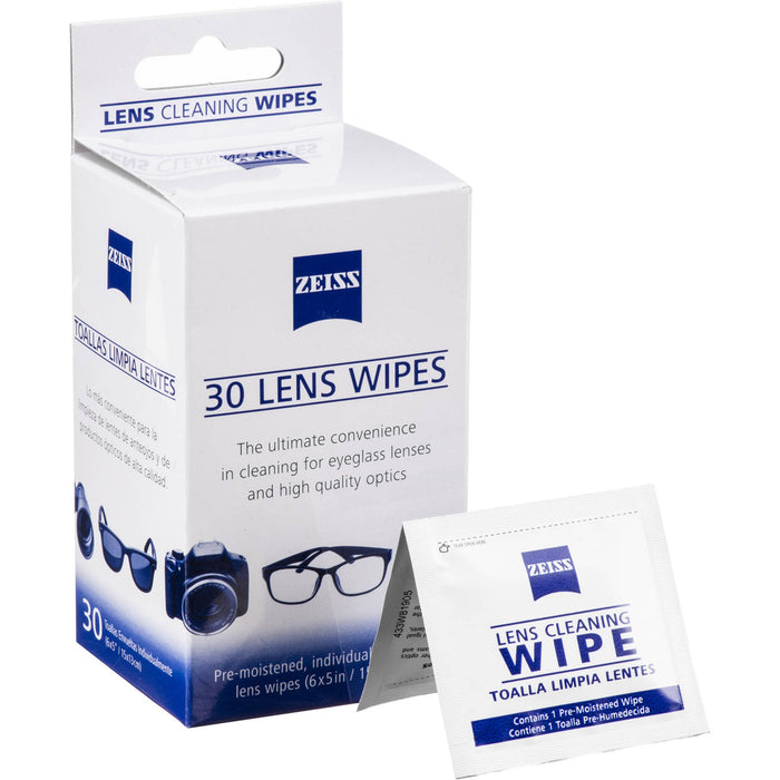 Zeiss Lens Wipes - 30 Count