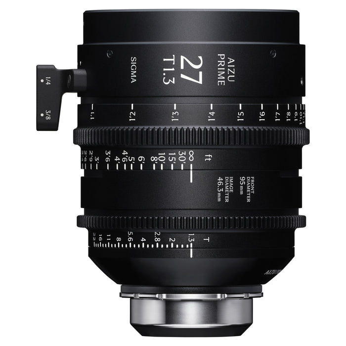 Sigma Aizu 27mm T1.3 LF FL F/VE (Feet) Prime Lens (E-Mount w/ eXtended Data)