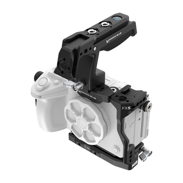 Kondor Blue Sony FX5 Hybrid Camera Cage - Cage with Top Handle (Raven Black)