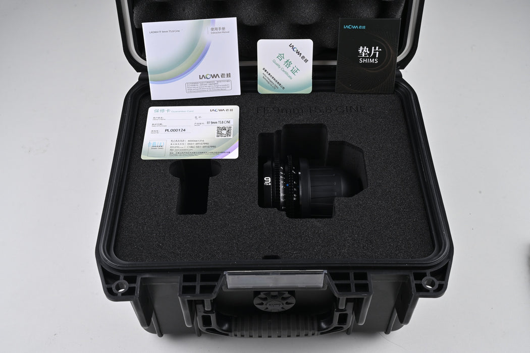 Laowa 9mm T5.8 VV Cine Lens - PL