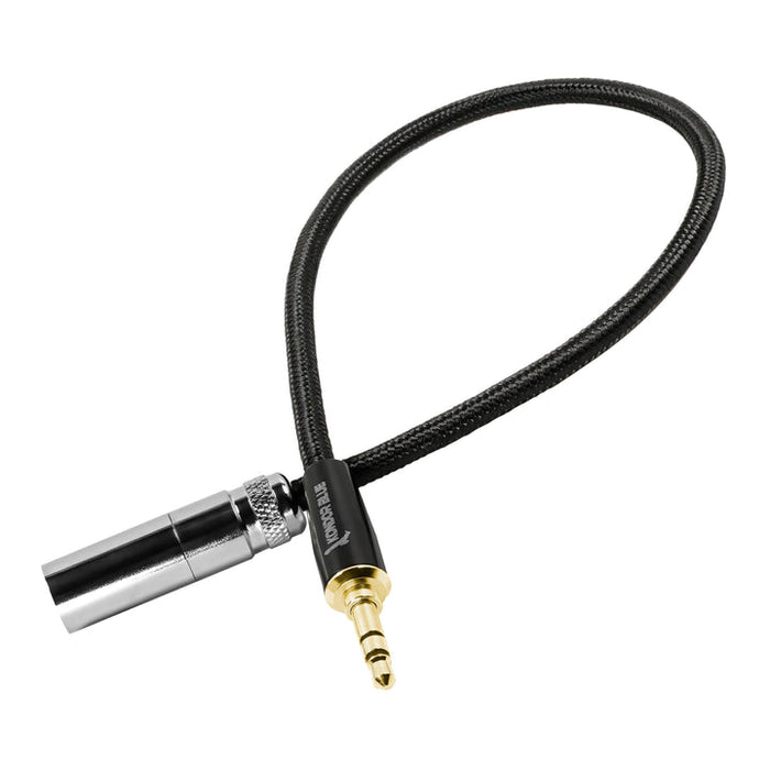 Kondor Blue Mini XLR to 3.5MM Gold Stereo Plug for Line Level Devices