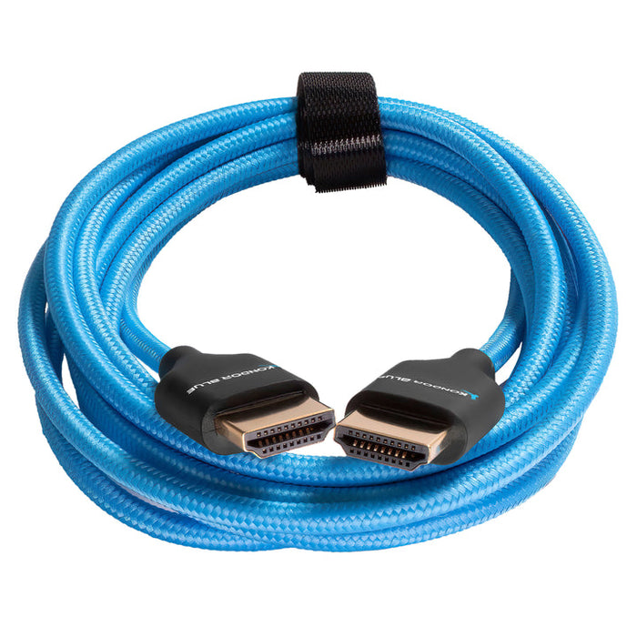 Kondor Blue 7ft 4K HDMI 2.0 Braided Blue Cable