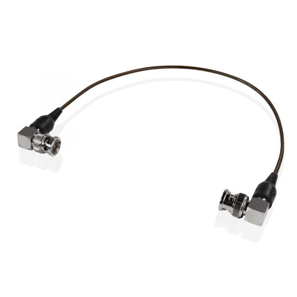 SHAPE Skinny 90° BNC Cable (Black, 12")